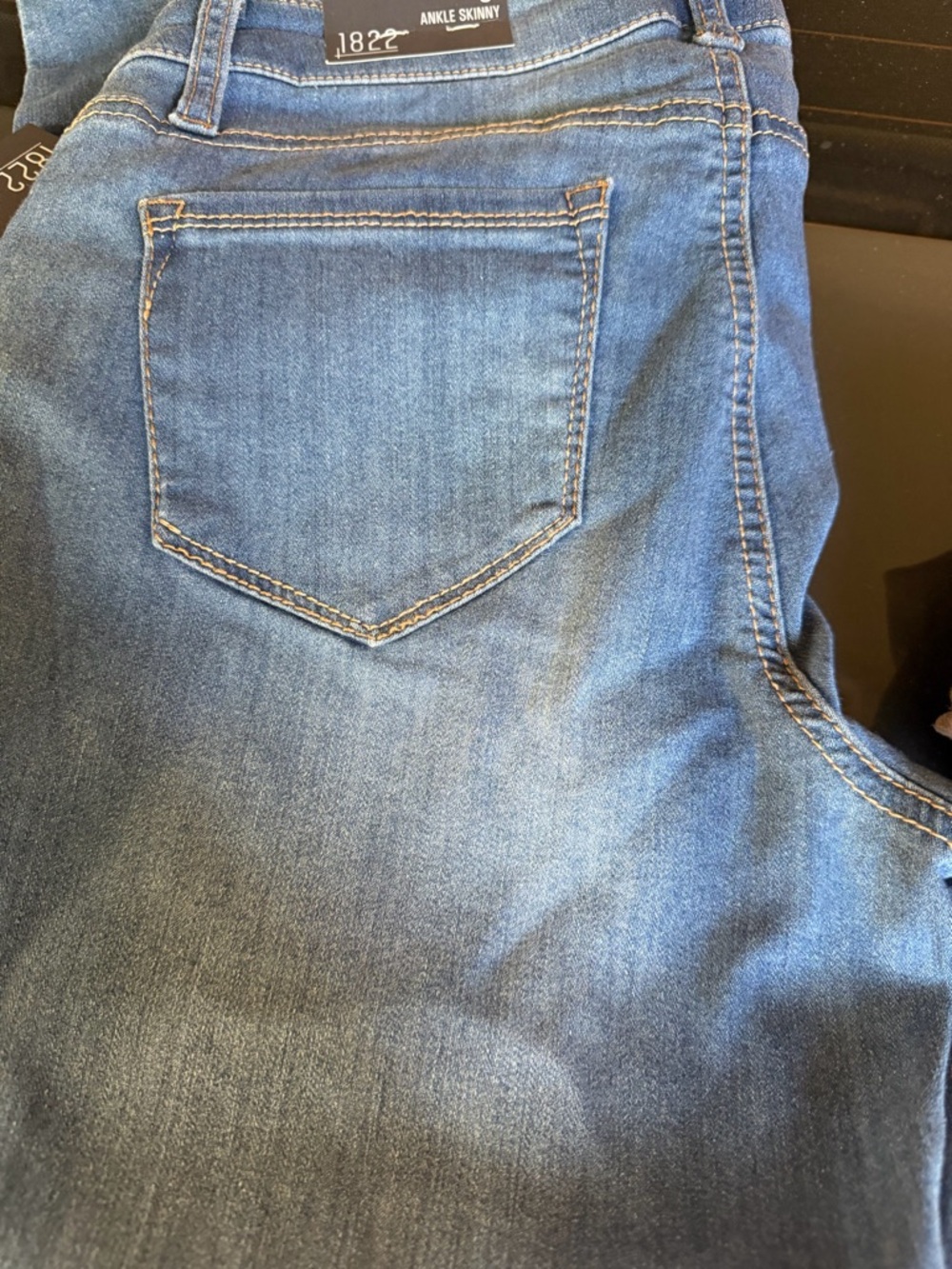 1822 Denim Medium Blue Skinny Jeans